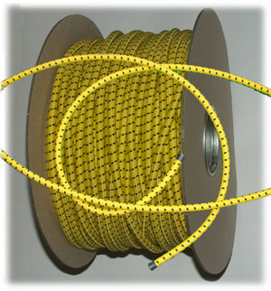 Custom lengths of 8mm elastic cord